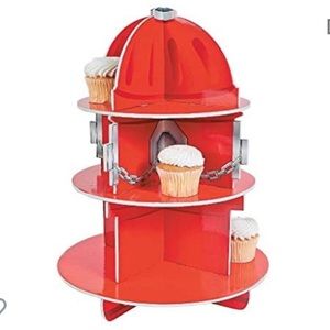 Fire hydrant Cupcake stand 🔥 🧁
